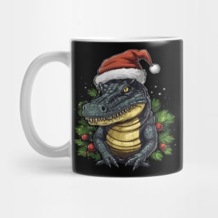 Alligator Christmas Mug